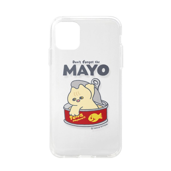 Snooze Kittens® Don&#039;t Forget the Mayo Clear Jelly/Gelhard Case