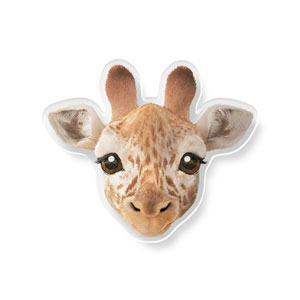 Capri the Giraffe Face Acrylic Tok