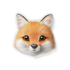 Maple the Red Fox Face Acrylic Tok