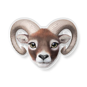 Minos the Mouflon Face Acrylic Tok