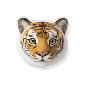 Tigris the Siberian Tiger Face Acrylic Tok