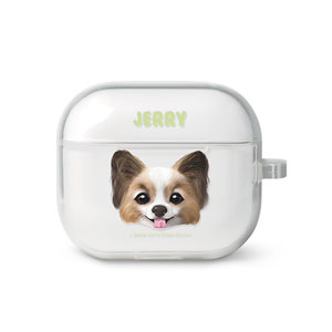 Jerry the Papillon Face AirPods 3 TPU Case