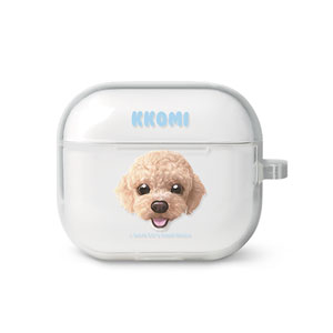 Kkomi the Poodle Face AirPods 3 TPU Case