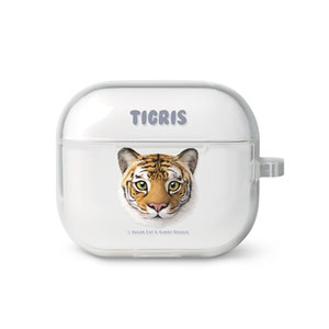 Tigris the Siberian Tiger Face AirPods 3 TPU Case