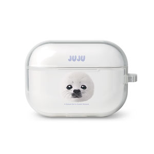 Juju the Harp Seal Face AirPod Pro TPU Case