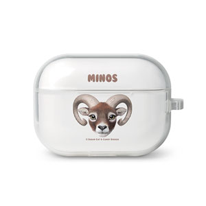 Minos the Mouflon Face AirPod Pro TPU Case
