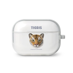 Tigris the Siberian Tiger Face AirPod Pro TPU Case