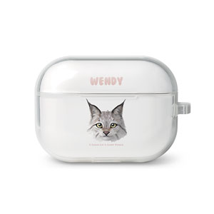 Wendy the Canada Lynx Face AirPod Pro TPU Case