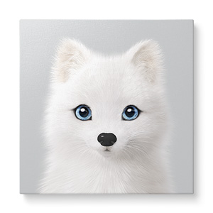 Polly the Arctic Fox Art Canvas
