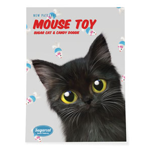 Ruru the Kitten’s Mouse Toy New Patterns Art Poster