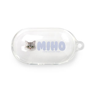Miho the Norwegian Forest Face Buds TPU Case