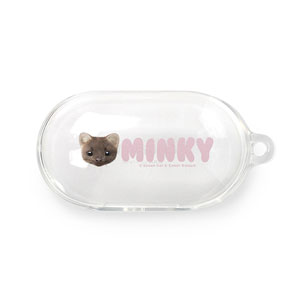 Minky the American Mink Face Buds TPU Case