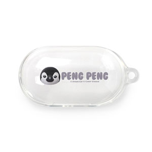 Peng Peng the Baby Penguin Face Buds TPU Case
