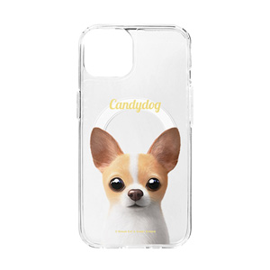 Yebin the Chihuahua Simple Clear Gelhard Case (for MagSafe)