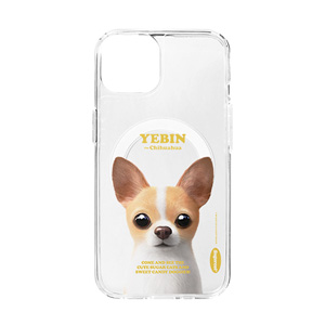 Yebin the Chihuahua Retro Clear Gelhard Case (for MagSafe)