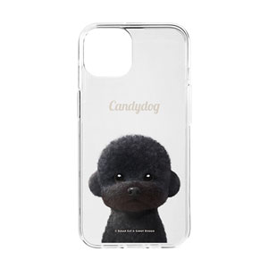 Cola the Medium Poodle Simple Clear Jelly/Gelhard Case