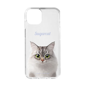 Miho the Norwegian Forest Simple Clear Jelly/Gelhard Case