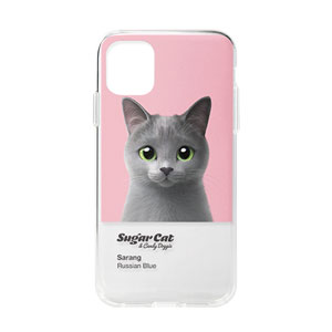 Sarang the Russian Blue Colorchip Clear Jelly/Gelhard Case