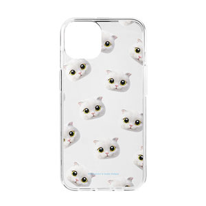 Maro Face Patterns Clear Jelly Case