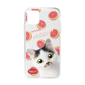 Jamong&#039;s Grapefruit New Patterns Clear Jelly/Gelhard Case