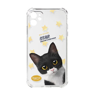 Byeol the Tuxedo Cat&#039;s Star New Patterns Shockproof Jelly Case
