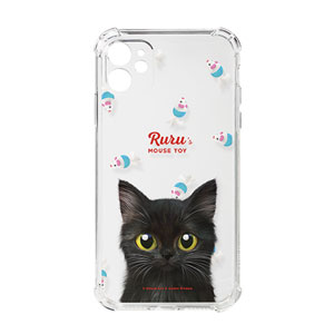 Ruru the Kitten’s Mouse Toy Shockproof Jelly Case