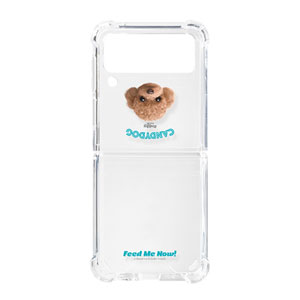 Ruffy the Poodle Feed Me Shockproof Gelhard Case for ZFLIP3