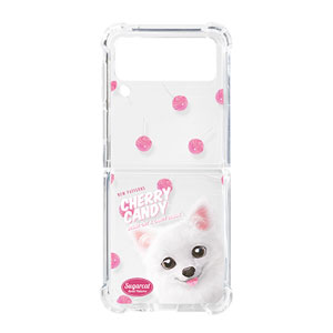 Dubu the Spitz’s Cherry Candy New Patterns Shockproof Gelhard Case for ZFLIP3