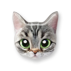 Momo the American shorthair cat Face Shape Epoxy Tok