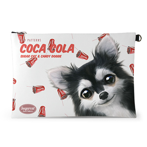 Cola’s Cocacola New Patterns Leather Clutch (Flat)
