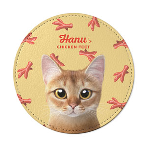 Hanu&#039;s Chicken Feet Leather Coaster