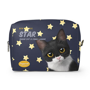 Byeol the Tuxedo Cat&#039;s Star New Patterns Volume Pouch