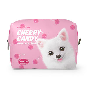 Dubu the Spitz’s Cherry Candy New Patterns Volume Pouch