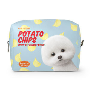 Dongle the Bichon&#039;s Potato Chips New Patterns Volume Pouch