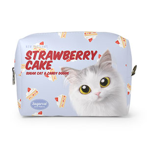 Rangi the Norwegian forest’s Strawberry Cake New Patterns Volume Pouch