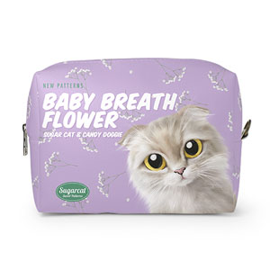 Ruda’s Baby Breath Flower New Patterns Volume Pouch