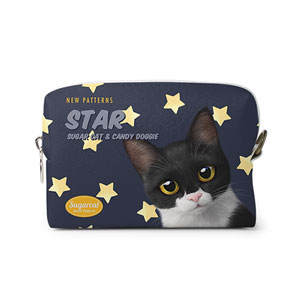 Byeol the Tuxedo Cat&#039;s Star New Patterns Mini Volume Pouch