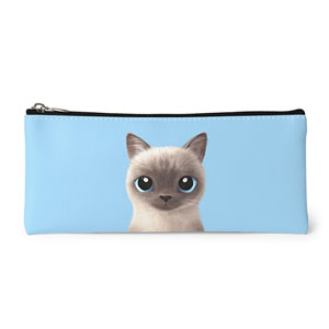 Toto Leather Pencilcase (Flat)