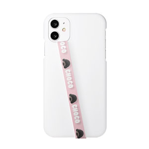Choco the Black Poodle Face TPU Phone Strap