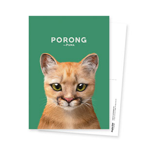 Porong the Puma Postcard
