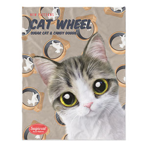 Kung’s Cat Wheel New Patterns Soft Blanket
