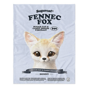 Denny the Fennec fox New Retro Soft Blanket