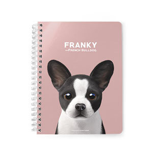 Franky the French Bulldog Spring Note