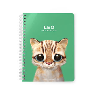 Leo the Leopard cat Spring Note