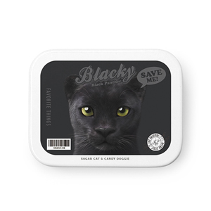 Blacky the Black Panther Retro Tin Case MINIMINI