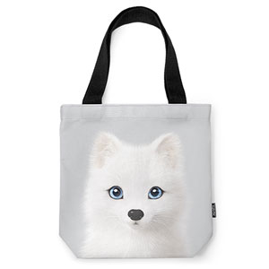 Polly the Arctic Fox Mini Tote Bag