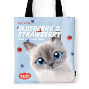 Momo’s Blueberry &amp; Strawberry New Patterns Tote Bag