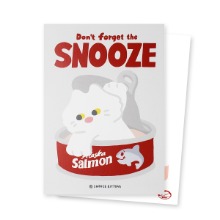 Snooze Kittens® Don&#039;t Forget the Snooze Postcard