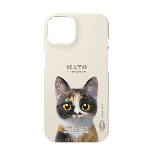 Mayo the Tricolor cat Retro Case