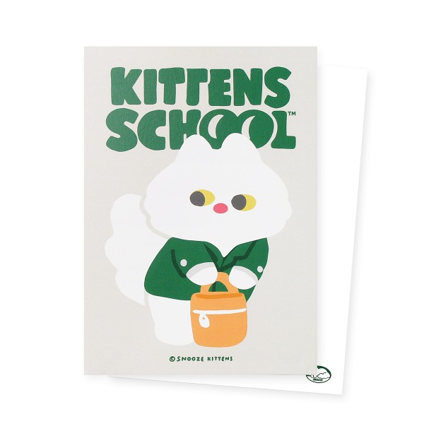 Snooze Kittens® Kittens School Snooze Postcard